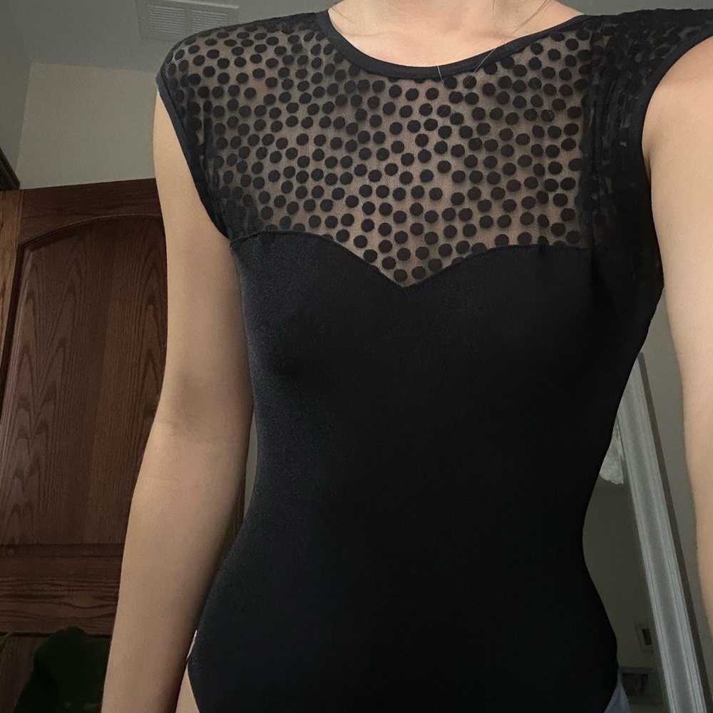 American Apparel Black Bodysuit